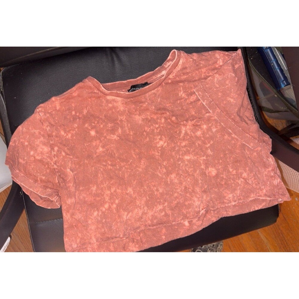 acid wash crop tee